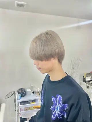 カラー メンズ エビスザキレン/メン ズ/心斎橋🌳のヘアスタイル