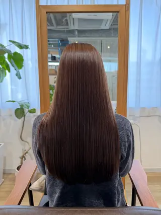 ロング RENA|透明感 カラー×癒しスパのヘアスタイル