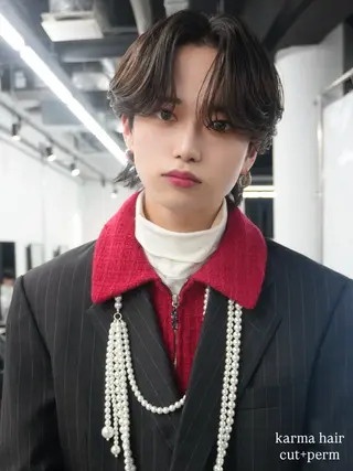 ショート メンズ 岩佐 柚太のヘアスタイル