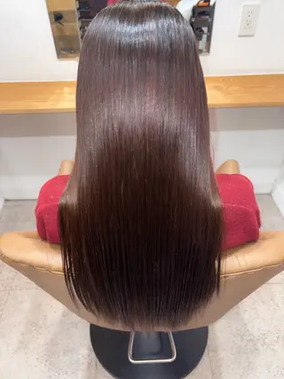 ロング 福井 悠のヘアスタイル