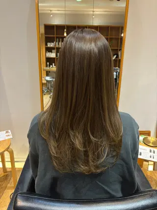 カラー 透明感カラー🩵 かのは🐰🪽のヘアスタイル