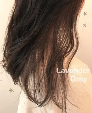 セミロング カラー 市川 千夏のヘアスタイル