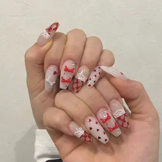 ネイル Blue daisy RIN🎀のネイルデザイン