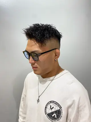 ショート パーマ メンズ Riganuts王子 Hayato✂︎のヘアスタイル