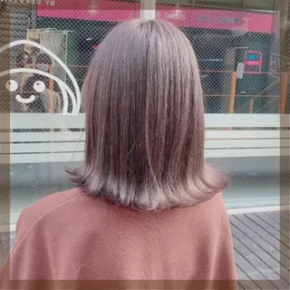 ミディアム カラー ヘアアレンジ メンズ キッズ ブリーチの髪様 MASATOのヘアスタイル