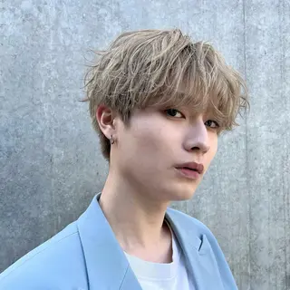 カラー パーマ メンズ yukiho❤️ GAUDI 池袋のヘアスタイル