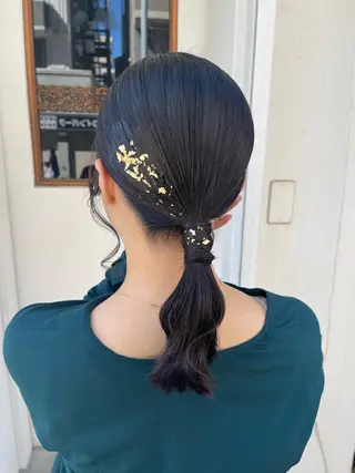 セミロング SEAM アキホのヘアスタイル