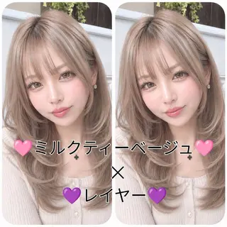 ロング 🌻リンクスハート 🌼島岡 茉生🌻のヘアスタイル