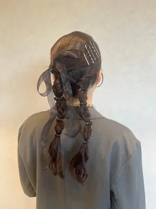 ロング ヘアアレンジ ボブ／ストレート🎀 harukaのヘアスタイル