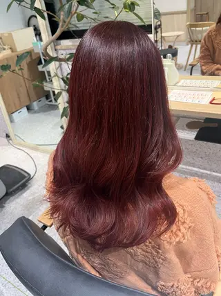 ロング カラー 髪質改善&艶カラー/ ほんだあみ (♡)のヘアスタイル