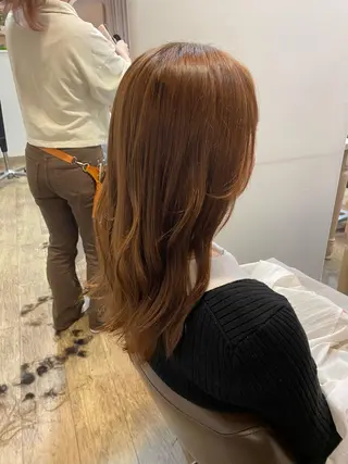 ロング 長嶋 花梨のヘアスタイル