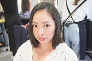 セミロング ミヤザキ ユタカのヘアスタイル