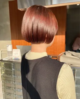 ショート カラー 👑ボブはお任せ ミヤノ👑のヘアスタイル