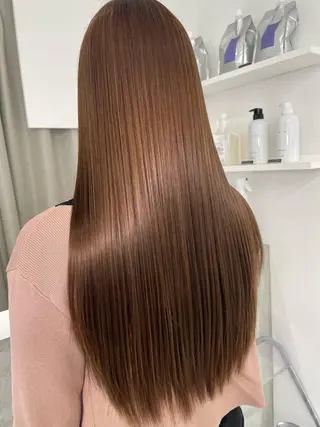ロング カラー okumura makiのヘアスタイル