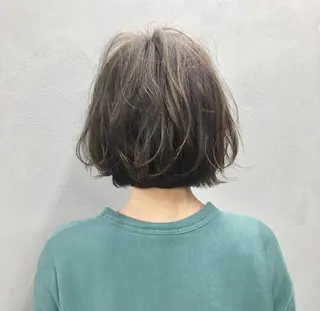 ショート カラー パーマ ヘアアレンジ メンズ キッズ ネイル マツエク・マツパ #tag 稗田綾加のヘアスタイル
