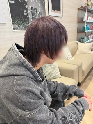 カラー メンズ 長谷川 紗羅のヘアスタイル