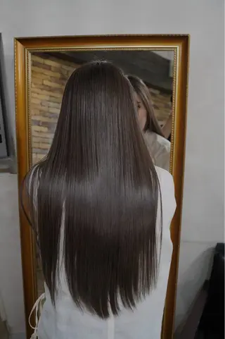 カラー ブリーチなし透明感 のプロ松村 潤のヘアスタイル