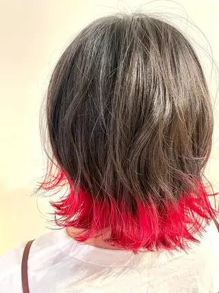 ショート カラー 《インナーカラー》 YAMADAのヘアスタイル