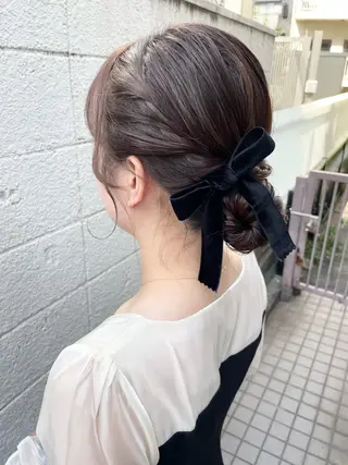 セミロング ヘアアレンジ コトミ【メンズ】 【曲がる縮毛矯正】のヘアスタイル