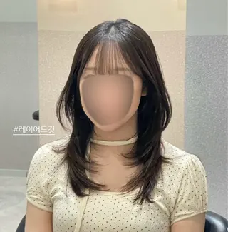 ミディアム ❤︎︎韓国ヘア❤︎︎ 𝑺𝒉𝒊𝒉𝒐のヘアスタイル