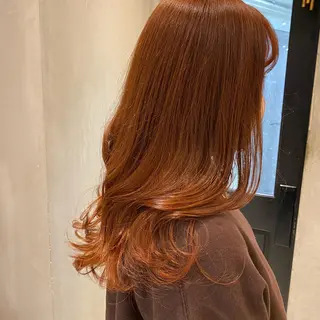 セミロング 新宿/顔周りカット +レイヤー＝しずく♩のヘアスタイル