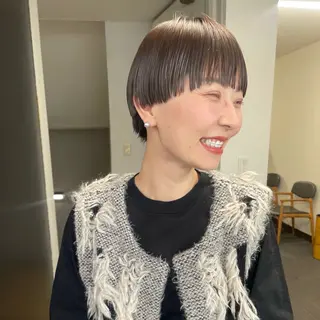 ショート 市川 蘭のヘアスタイル