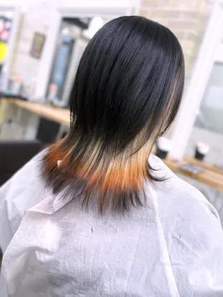 ミディアム カラー 北沢 隆のヘアスタイル