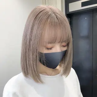 ショート カラー ヘアアレンジ 透明感/レイヤー 🇰🇷tomonaのヘアスタイル