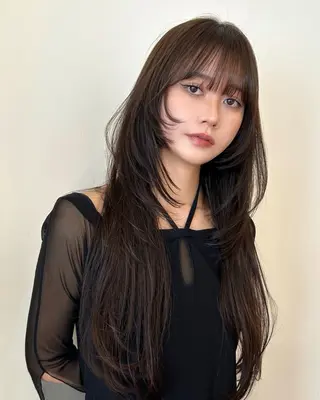 ロング カラー 海奈 メンズカットのヘアスタイル