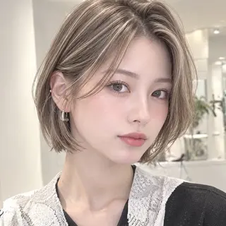 ショート カラー 木下 結華のヘアスタイル