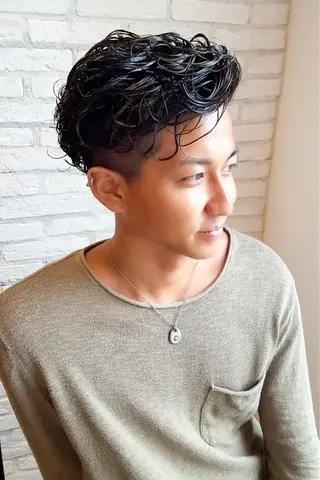 メンズ 森﨑 雅のヘアスタイル
