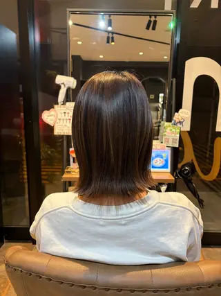 ミディアム 飯村 麻莉奈のヘアスタイル