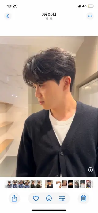 メンズ 中島 史優のヘアスタイル
