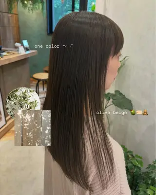 ミディアム カラー anna 🫧のヘアスタイル