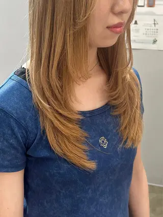 セミロング ラフで可愛いヘア 🐈⬛Rukaのヘアスタイル