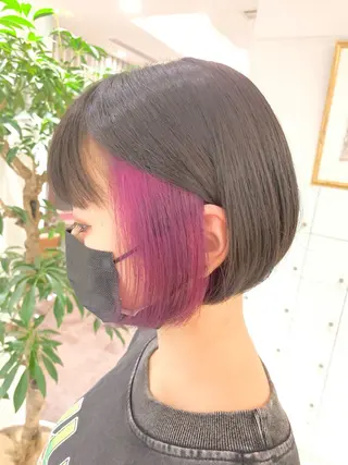ショート カラー 🫧艶ダブルカラー ブリーチ🫧トモヤのヘアスタイル