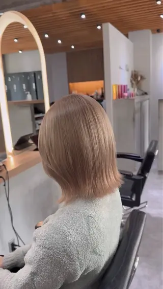 ショート カラー レイヤーカット/ ブリーチカラー/雅人のヘアスタイル