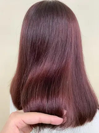 セミロング カラー ヘアアレンジ ayaka 🍨のマツエク・マツパデザイン