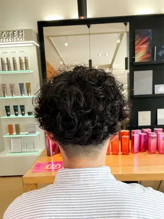 ショート パーマ メンズ メンズヘア⚜️志村 哲也⚜️のヘアスタイル