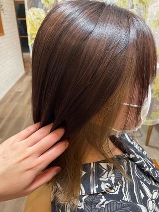 ミディアム 🐤 ゆい🐓のヘアスタイル