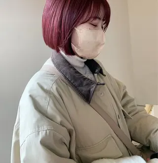 ショート カラー ヘアアレンジ 本間 結衣のヘアスタイル