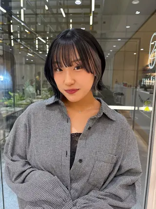 ミディアム カラー 🦋sana🦋 似合わせカット✁のヘアスタイル