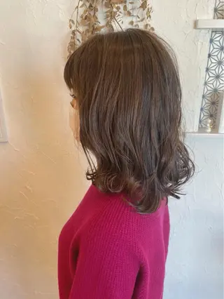 セミロング カラー 豊橋美容院 ソンリエのヘアスタイル