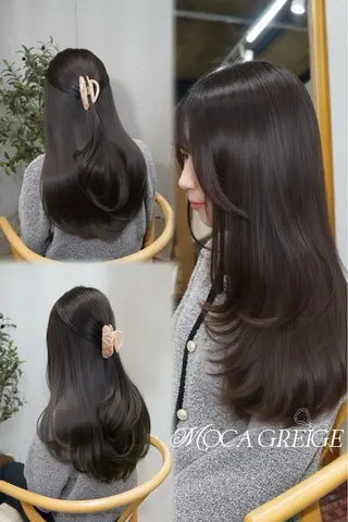 ロング カラー ブリーチなし透明感 カラー/チサト🌿のヘアスタイル