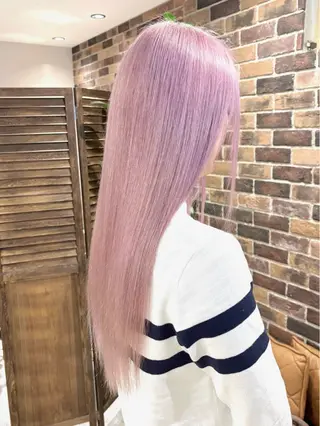 ロング 艶髪/透け感カラー /RYOのヘアスタイル