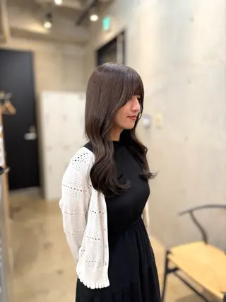 ロング カラー ヘアアレンジ REONA🪽✨薬院 レイヤーカット🫧のヘアスタイル