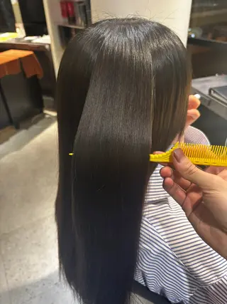 ロング one by the ect佐々木輝人✨のヘアスタイル