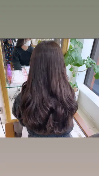 ロング カラー 透明感カラー 古山 結季🌙🖤のヘアスタイル