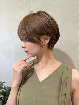 ショート 縮毛矯正/レイヤー taiga🧡のヘアスタイル