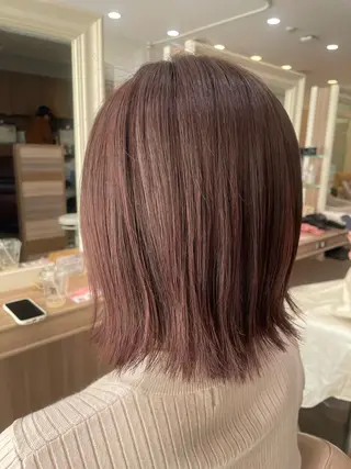 ショート カラー ヘアアレンジ 韓国ヘアメイク🎀/ 縮毛矯正✨山本媛香のヘアスタイル
